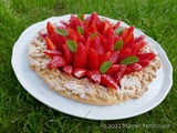 Tarte rustique aux fraises