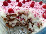 Tiramisu aux framboises et speculoos