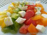 Tomates mozzarella en couleurs