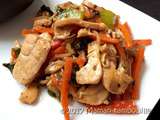 Wok de poulet teriyaki