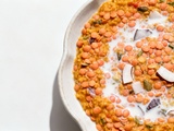 Dahl de lentilles corail au lait de coco : recette simple et savoureuse