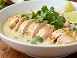 Émincé de poulet au lait de coco et au curry : recette facile et savoureuse