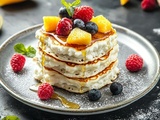 Pancake au fromage blanc : moelleux sans beurre, prêt en 5 minutes