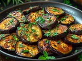 Savoureuses d’aubergines à la poêle