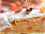 Apfelstrudel...un peu comme à Vienne et parce que c'est bientôt Noël