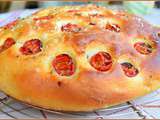 Focaccia comme on les aime, mon Kitchenaid est un vrai prodige