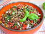 Salade de lentilles pour faire le plein d'énergie