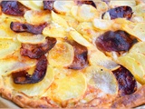 Tarte fine aux pommes de terre et chorizo...Pour un petit intermède avant les fêtes