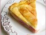 Tourte feuilletée au jambon blanc