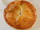 Galette des rois aux épinards et au saumon fumé