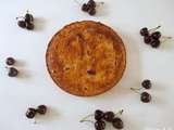 Gâteau basque à la cerise