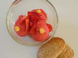 Sorbet aux fraises