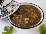 Tajine de poulet aux figues et aux aubergines