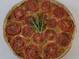 Tarte à la tomate et à la moutarde