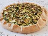 Tarte rustique courgettes, ricotta et parmesan