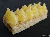 Tartelettes citron sur croustillant coco