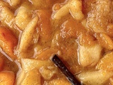 Compote de pêches à la vanille