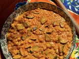 Curry de pois chiche aux courgettes