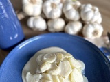 Dos de cabillaud aux pommes de terre et à la crème d’ail blanc de Lomagne igp