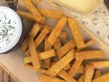 Frites de polenta croustillantes à la Tomme des Pyrénées