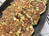 Galettes de courgettes au parmesan