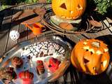 Gâteau marbré d’Halloween