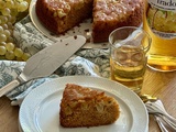 Gâteau moelleux au Chasselas de Moissac et à l’huile d’olive
