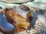 Gâteau nectarines framboises d’Ottolenghi