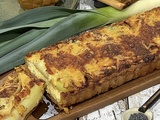 Tarte aux poireaux nouveaux et au comté
