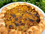 Tarte rustique aux prunes Reine-Claude