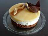 Entremets chocolat/poire