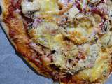 Pizza champignon, jambon, fromage