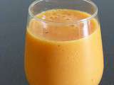 Smoothie pêche/mangue/orange sanguine