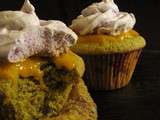 Cupcake matcha mangue hibiscus