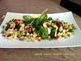 Salade avocat, banane, chou kale