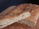 Focaccia au levain liquide