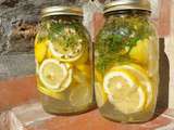 Sirop de citron aux herbes aromatiques