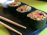 Makis aux quinoa, courge et pamplemousse