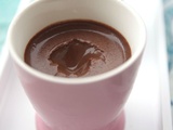 Pots de crème au chocolat noir super light pour les accros au chocolat corsé