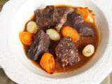 Boeuf bourguignon cuit au four