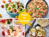 20 idées recettes pour une semaine de camping