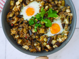 Aubergines aux œufs