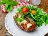 Aubergines pizza