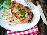 Côtes de veau aux champignons