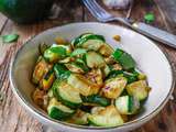 Courgettes sautées à l’ail