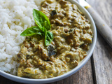 Curry d’aubergines aux lentilles