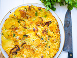 Frittata aux pommes de terre tranchées