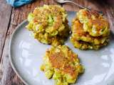 Galettes de brocolis au parmesan