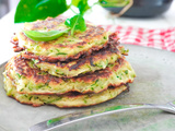 Galettes de courgettes ail basilic