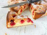 Gâteau aux framboises, simple, très rapide et vraiment bon